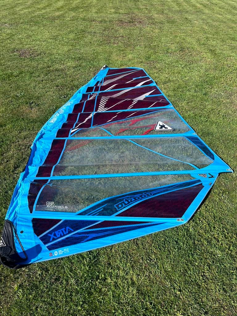 Windsurfzeil Gaastra 8.0, Sports nautiques & Bateaux, Planche à voile, Enlèvement, Comme neuf