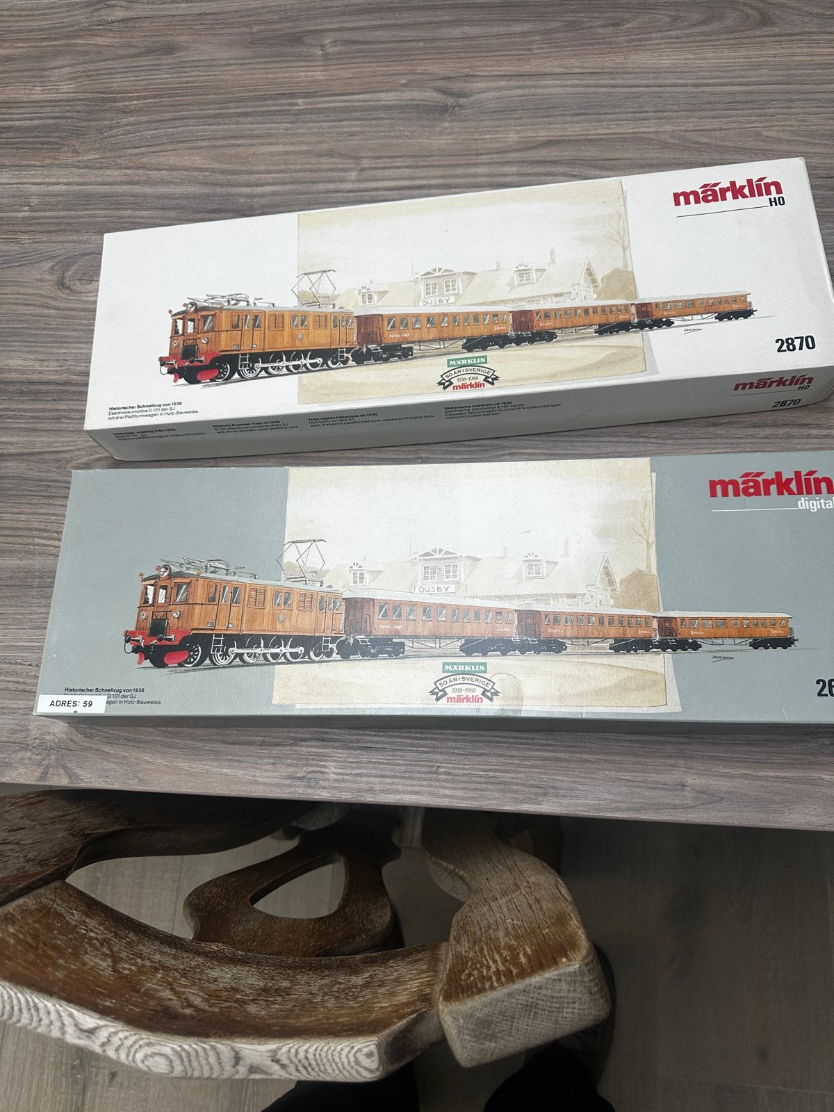 Marklin SE Swedish 2670 et wagons de la série 2870, NS, Enlèvement, Utilisé, Set de Trains