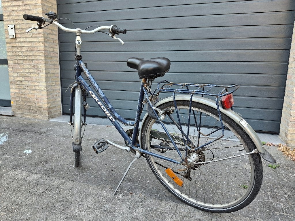 Oude damesfiets Oxford, Gebruikt, Velgrem, (Extra) lage instap, 47 tot 50 cm