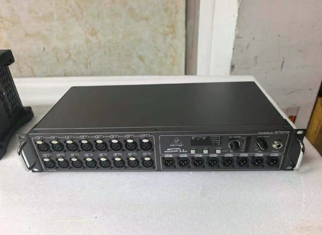 Behringer S16 stagebox, Musique & Instruments, Tables de mixage, Comme neuf, 10 à 20 canaux, Enlèvement ou Envoi
