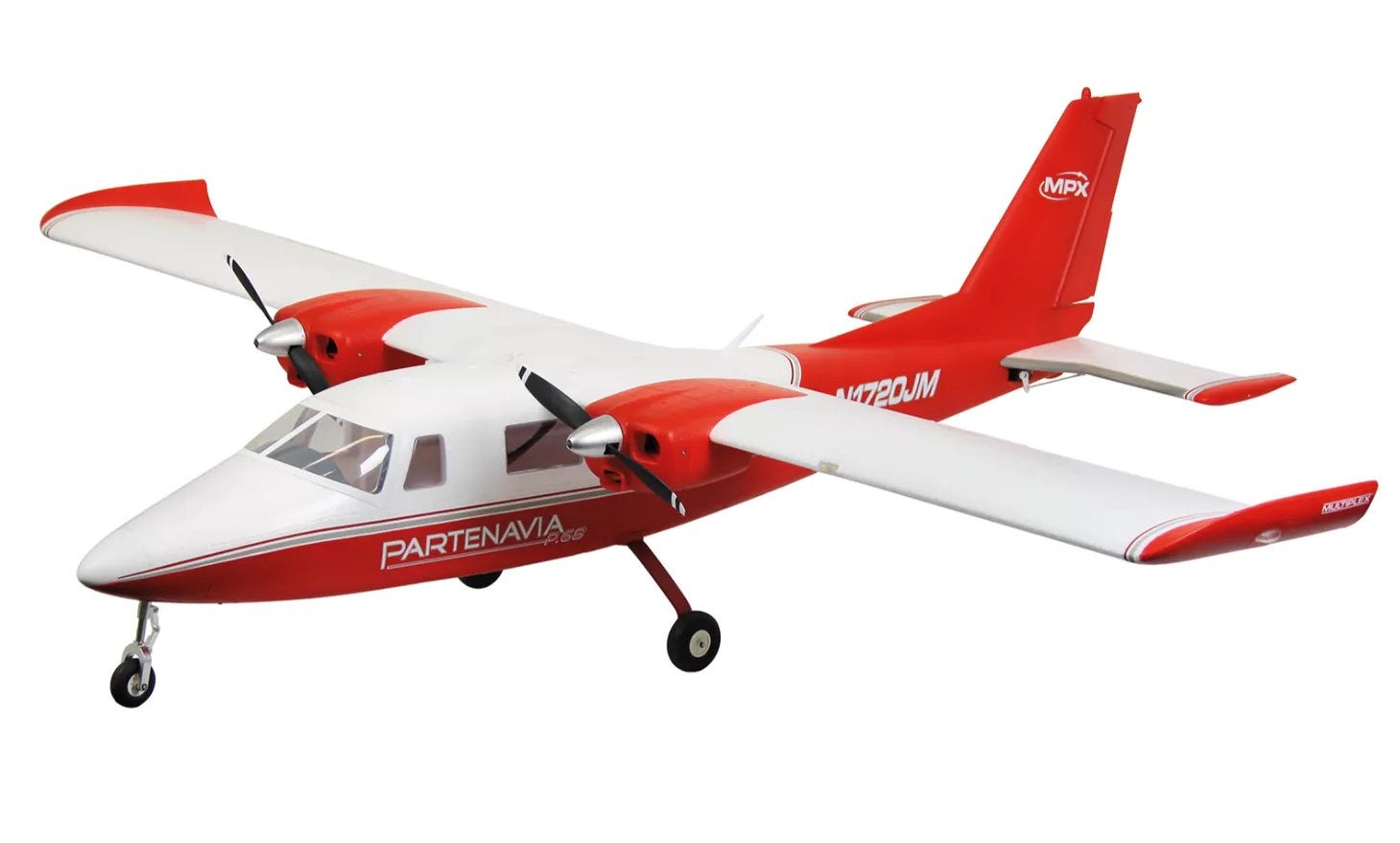 Partenavia P69  1400mm van Multiplex, Hobby & Loisirs créatifs, Enlèvement, Comme neuf, Électro, RTF (Ready to Fly)