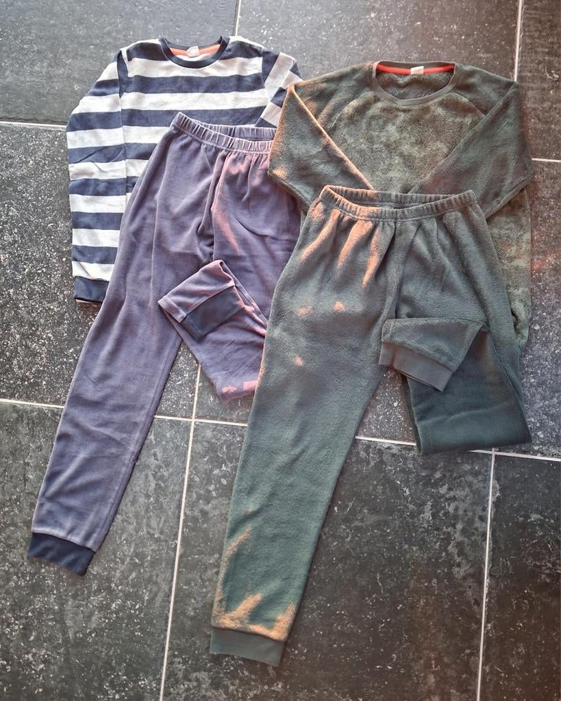 2 warme pyama's van Hema, Kinderen en Baby's, Kinderkleding | Maat 158, Nacht- of Onderkleding, Jongen of Meisje, Ophalen of Verzenden