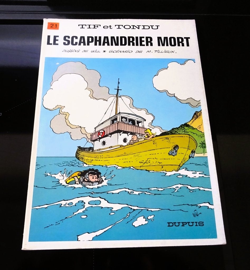 Tif et Tondu -21- Le scaphandrier mort 1986, Enlèvement ou Envoi