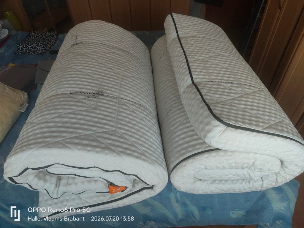 topper, Ophalen, 90 cm, Eenpersoons, Zo goed als nieuw