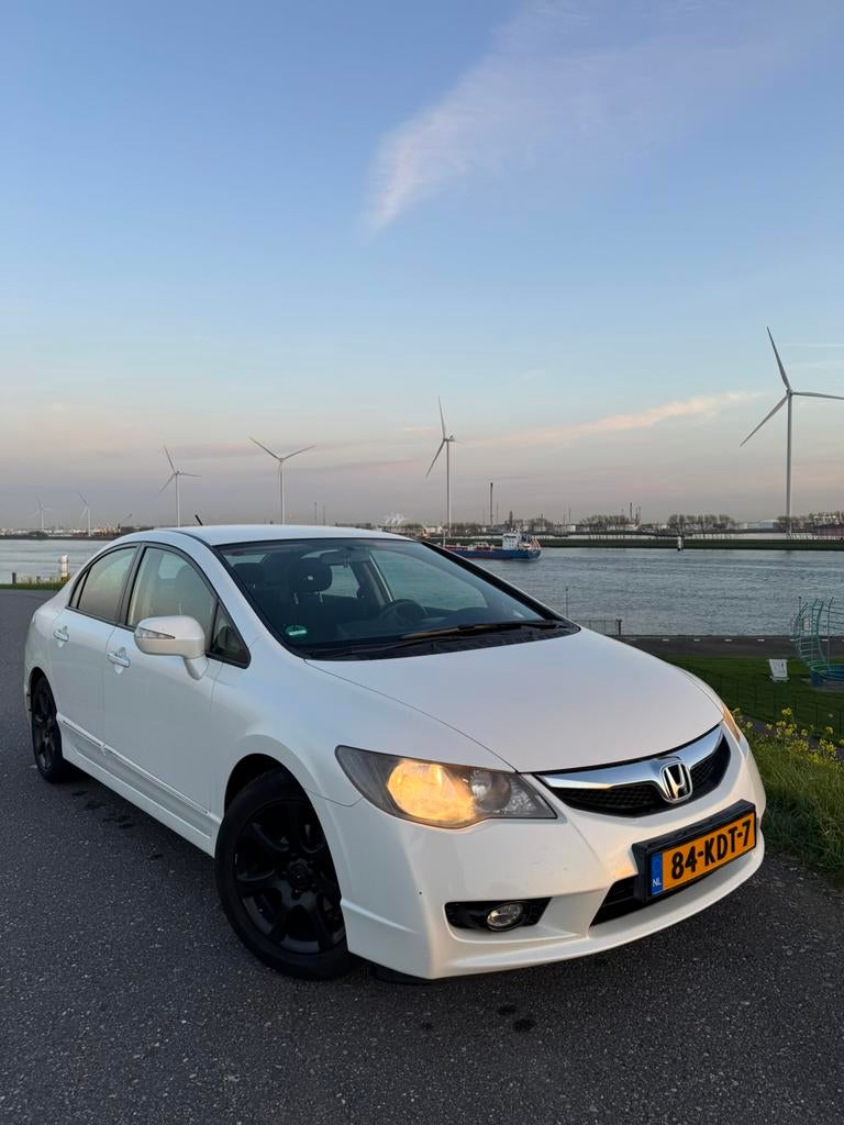 Honda civic automaat 2009 hybrid Sport, Auto's, Automaat, Stof, Wit, 5 zetels