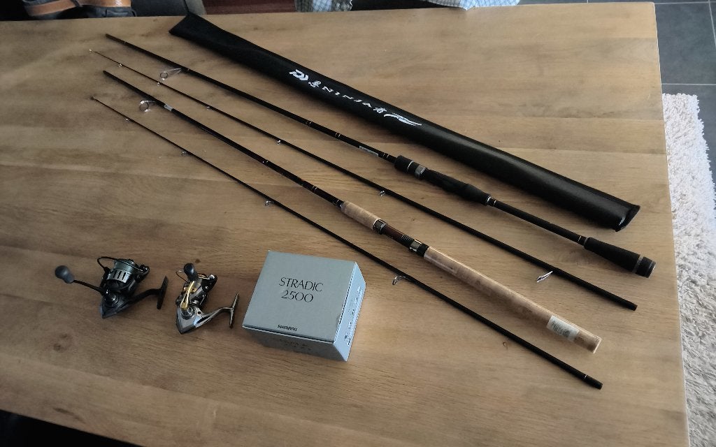 Shimano Stradic.Daiwa.Berkley.Predox.Nieuw., Watersport en Boten, Hengelsport | Roofvissen, Ophalen, Nieuw, Complete set