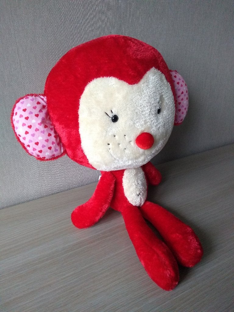 💕 Nieuwe vintage knuffel Luscinia - 45CM, Enlèvement ou Envoi, Neuf, Singe