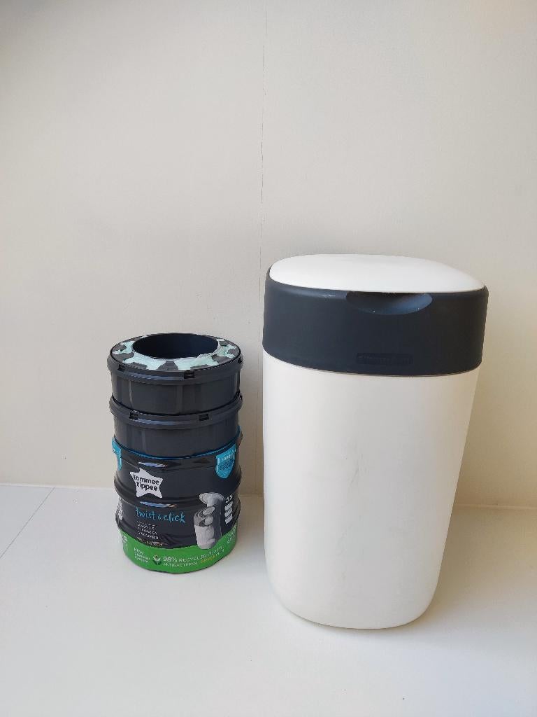 Luieremmer tommee tippee + 5 cassettes navullingen, Kinderen en Baby's, Badjes en Verzorging, Ophalen, Gebruikt, Luieremmer, Sangenic