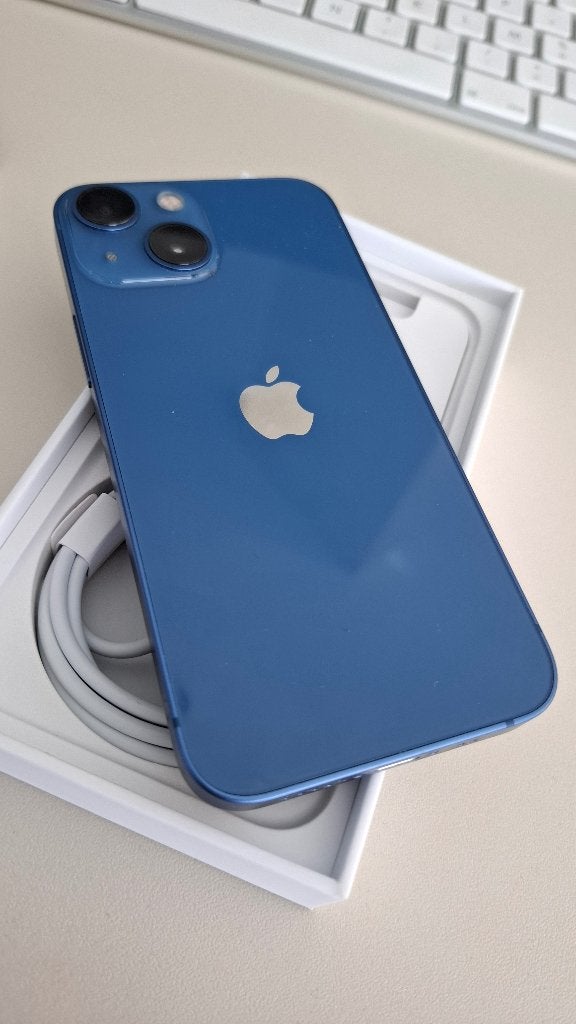 iPhone 13 mini 128Gb bleu état neuf, Télécoms, 128 GB, Comme neuf, Sans abonnement, Sans simlock