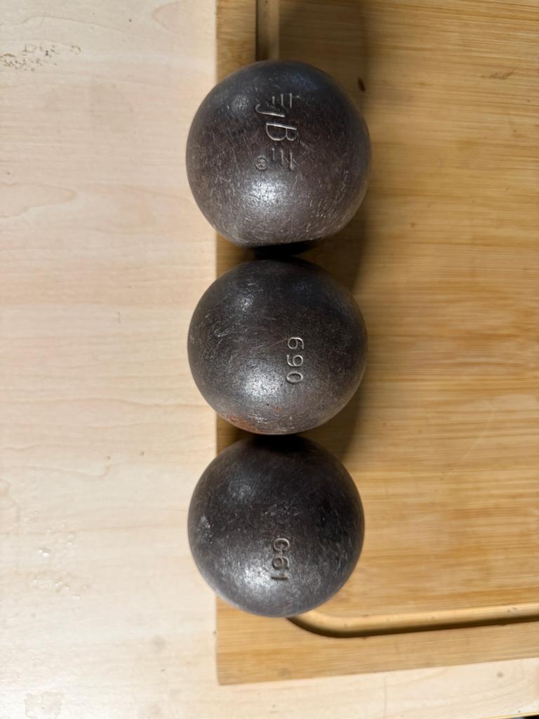 Petanque ballen JB, Sport en Fitness, Overige Sport en Fitness, Ophalen of Verzenden, Zo goed als nieuw