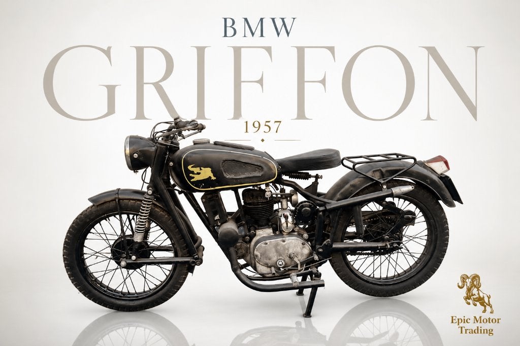 Veiling: bmw Griffon 350cc 1957 prototype, Motoren, Bedrijf, Overig, 11 kW of minder, Handgeschakeld