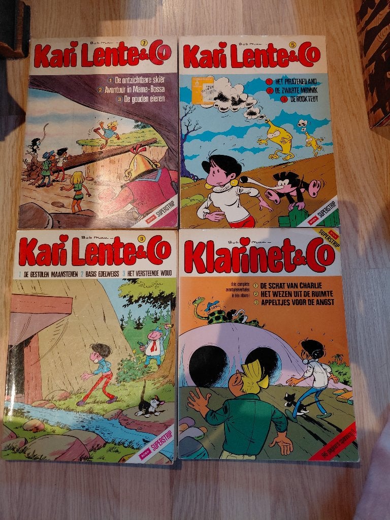 kari lente & co, Boeken, Meerdere stripboeken, Ophalen of Verzenden, Gelezen