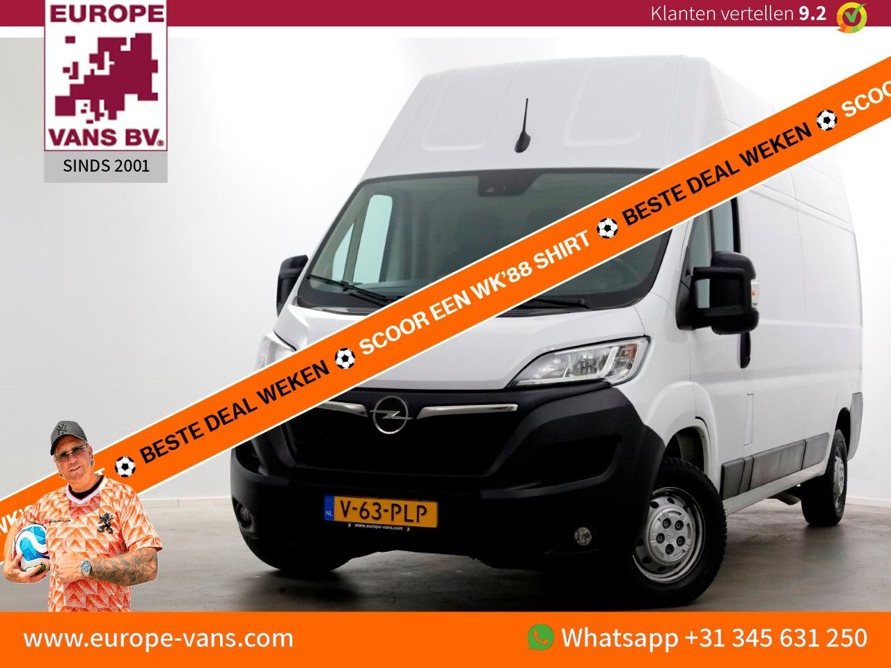 Opel Movano 2.2D 120pk L3H3 Edition Airco/Navi/Camera 02-202, Achat, Blanc, 250 g/km, Electronic Stability Program (ESP)