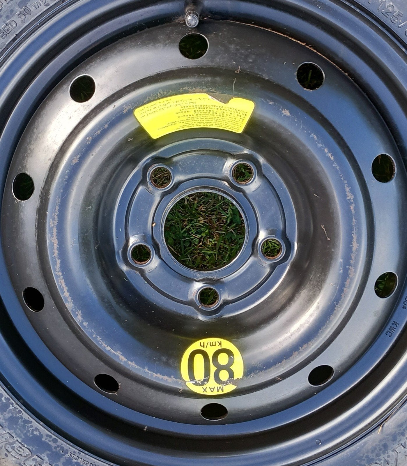 Band + velg, thuisbrengertje, Ophalen