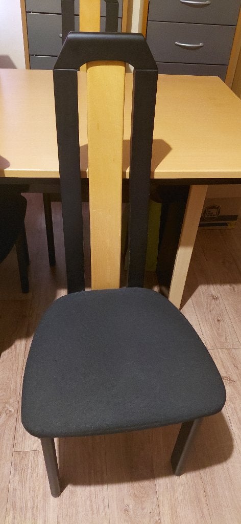 Eettafel met 6 stoelen in perfecte staat (Hasselt, BE), Ophalen, Zo goed als nieuw, Vijf personen of meer, 150 tot 200 cm
