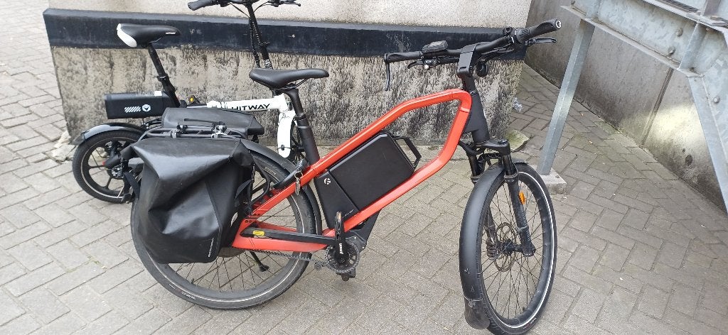KLEVER x pinion 1200wh maat L, Fietsen en Brommers, Elektrische fietsen, Gebruikt, Overige merken, 55 tot 59 cm, 50 km per accu of meer