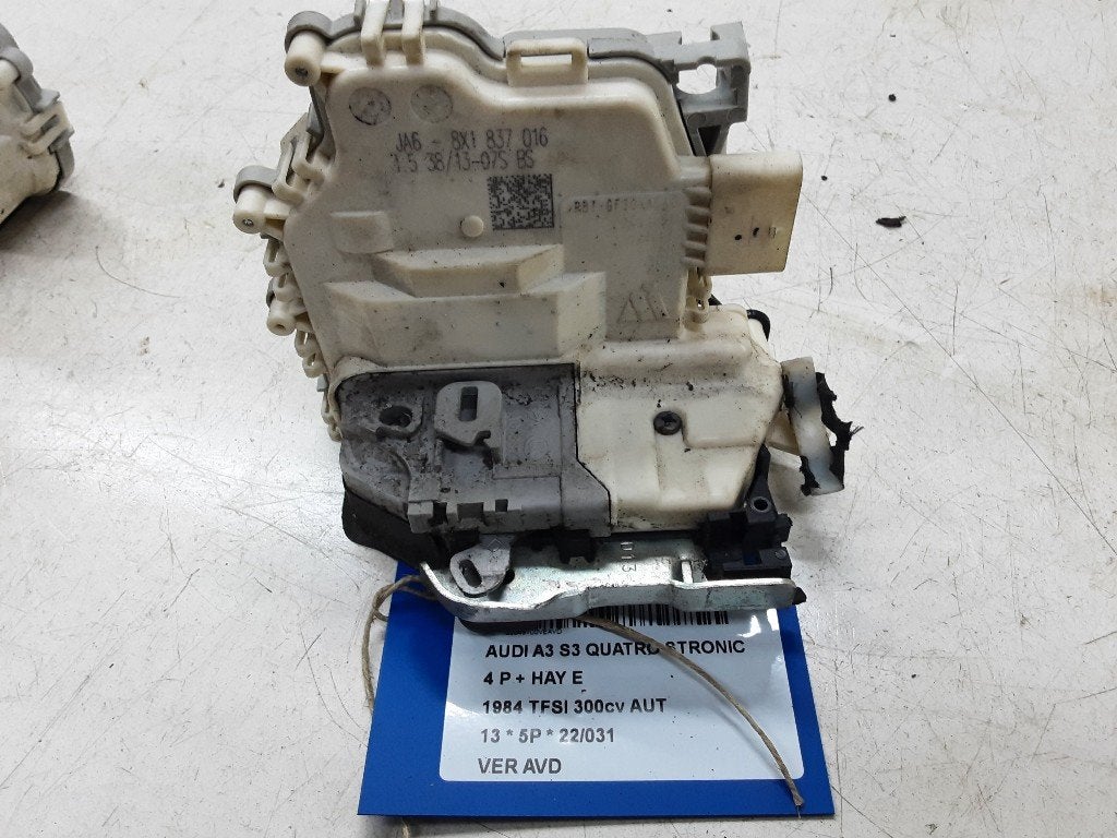 PORTIERSLOT RECHTS VOOR Audi S3 Sportback (8VA / 8VF), Gebruikt, Voor, Audi