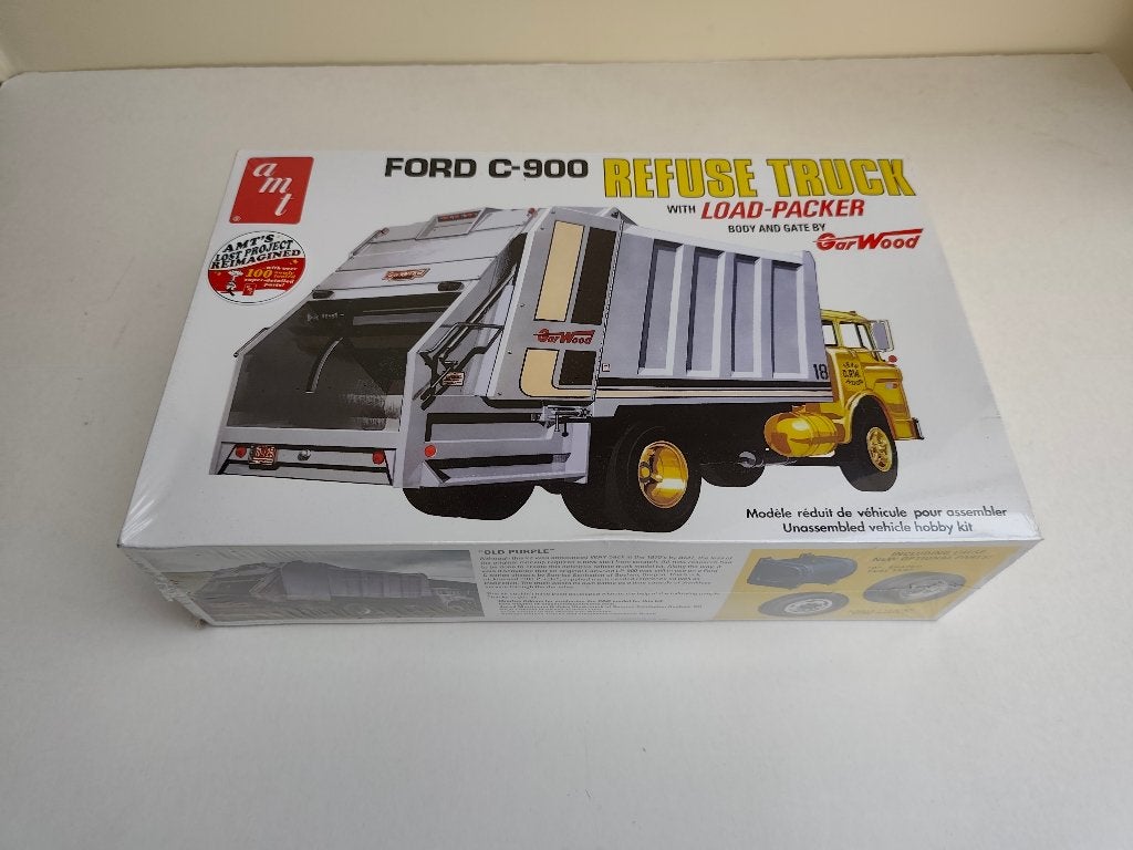 1/24 AMT Camion poubelle Ford C-900, Neuf, Enlèvement ou Envoi, Plus grand que 1:32, Camion