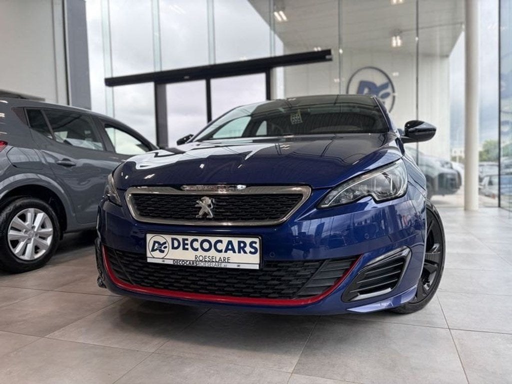 Peugeot 308 GTI / Panoramisch Dak / Keyless / DENON Sound S, 185 kW, Blauw, 250 pk, Parkeersensor