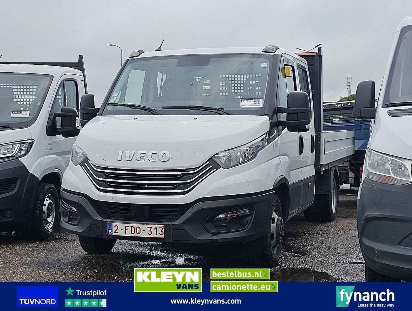 Iveco DAILY 35C14 Dub.Cab Open-Laadbak, Auto's, Bestelwagens en Lichte vracht, Automaat, Iveco, Bedrijf, Diesel