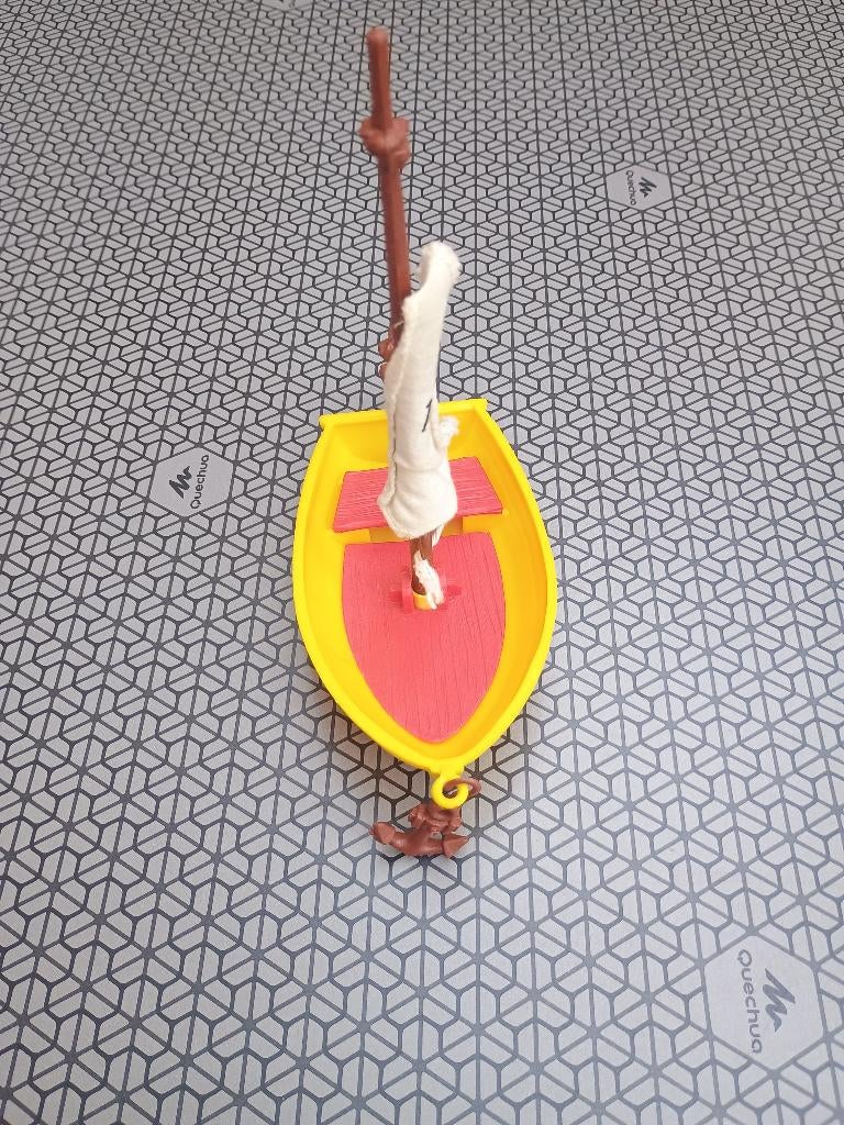 Set schtroumpfs: bateau à voile 4.0070, Enlèvement ou Envoi, Utilisé, Autres Schtroumpfs, Maison ou Attribut