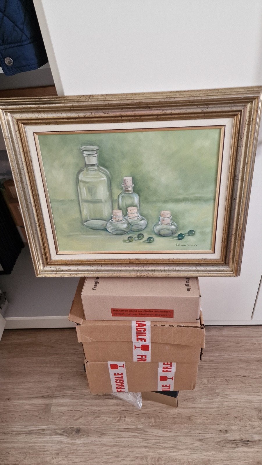 Ingrid geudens doek getekend, Ophalen of Verzenden