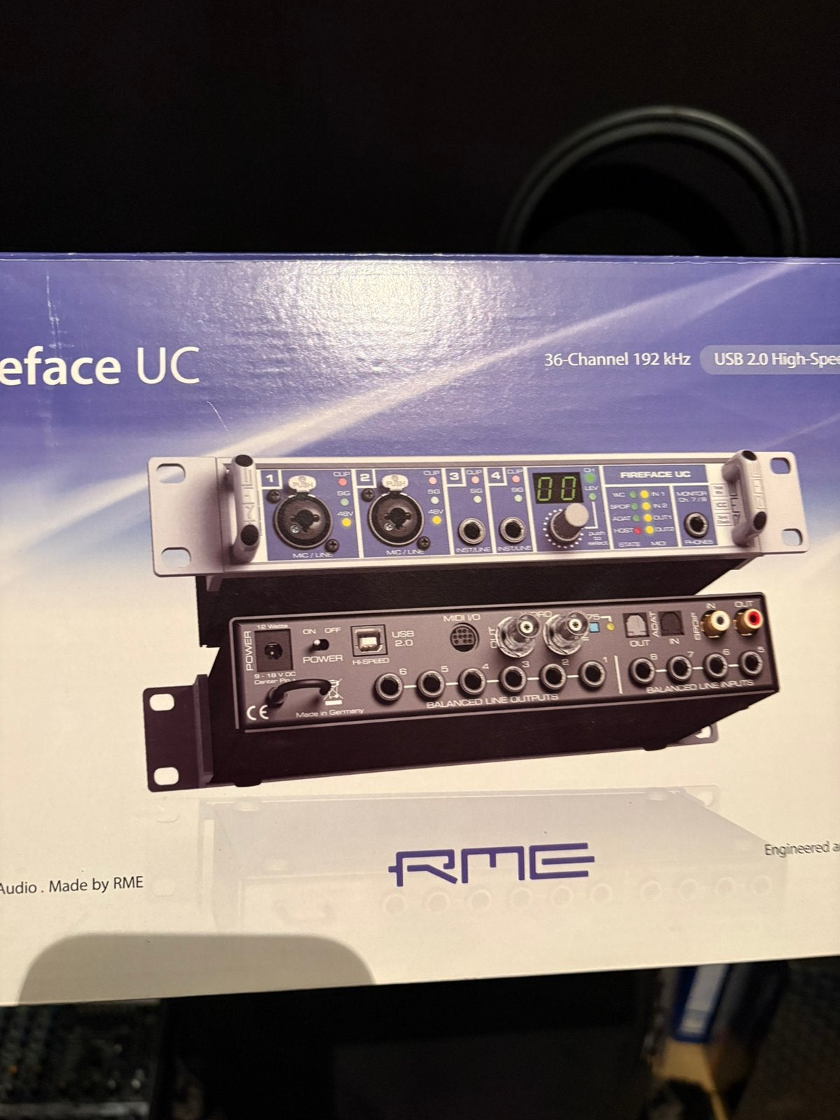 Carte son  RME pro fireface, Computers en Software, Netwerk switches, Ophalen of Verzenden, Zo goed als nieuw