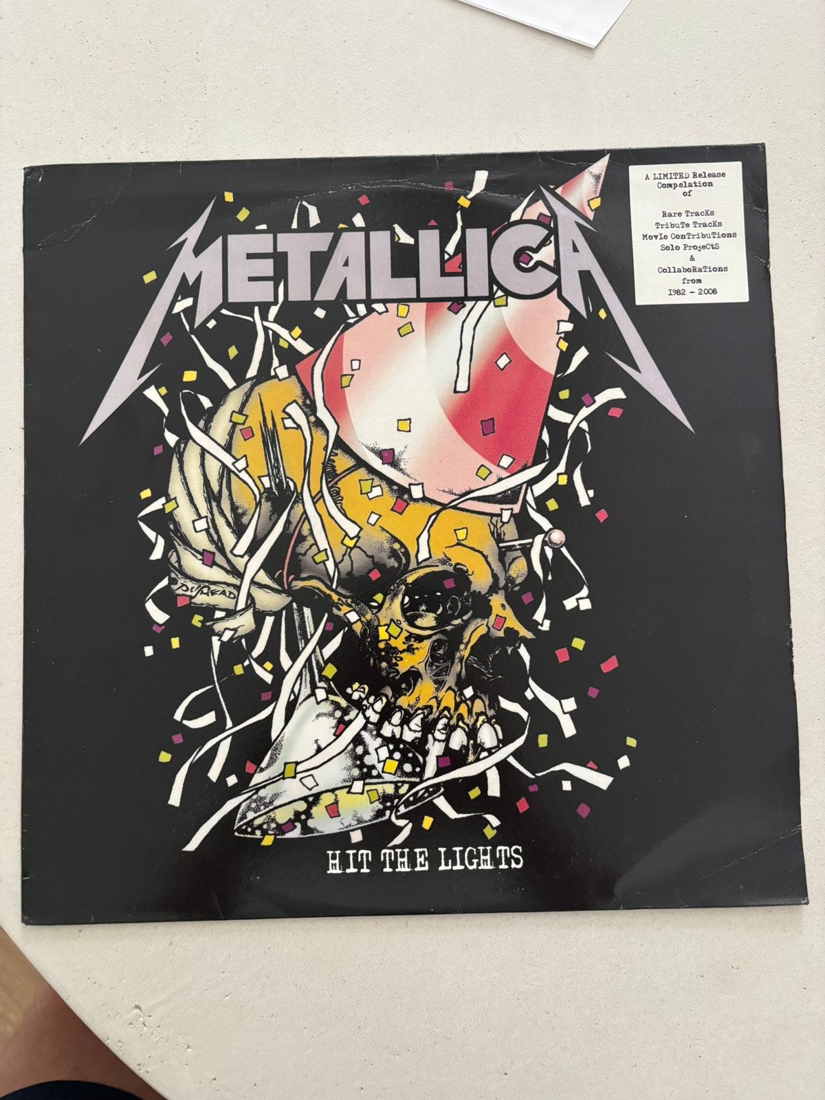 Lp metallica - hit the lights limited edition 2009, 300 stuk, CD & DVD, Vinyles | Hardrock & Metal, Édition limitée, Enlèvement ou Envoi
