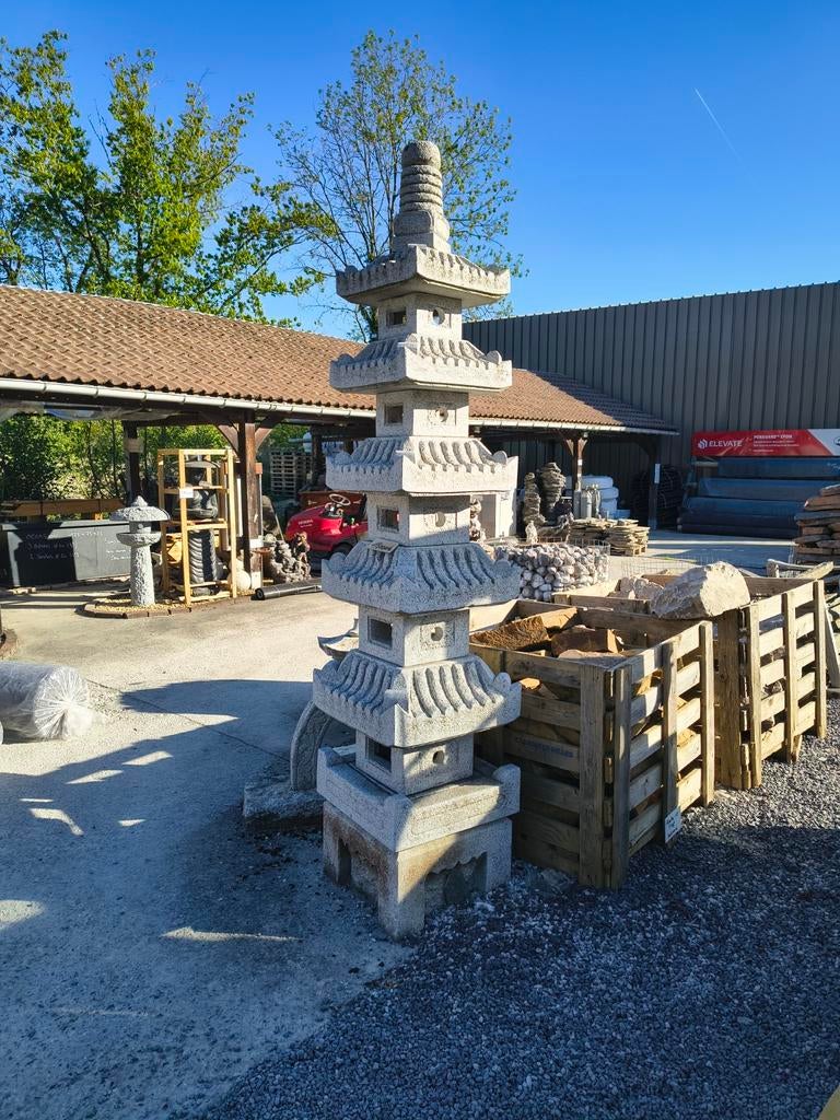 Lanterne granit 280cm, Ophalen of Verzenden, Nieuw, Graniet, Waterornament