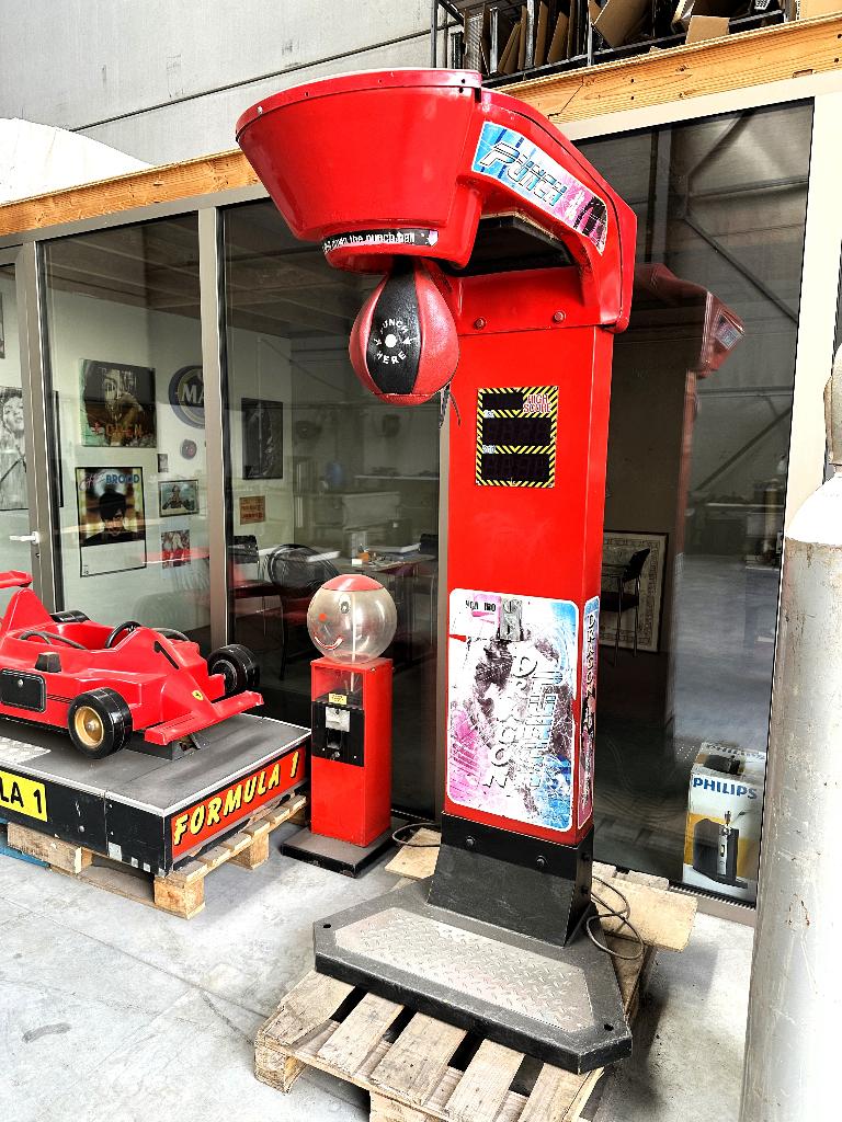 Boksbal vintage, Verzamelen, Automaten | Overige, Ophalen, Gebruikt