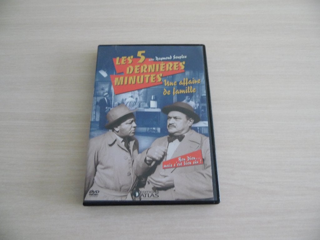 LES CINQ DERNIÈRES MINUTES     UNE AFFAIRE DE FAMILLE, Cd's en Dvd's, Dvd's | Tv en Series, Alle leeftijden, Overige genres, Ophalen of Verzenden