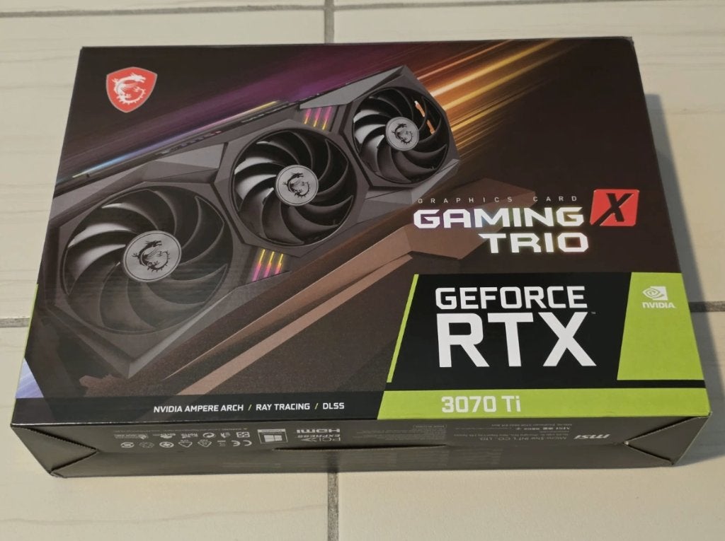 MSI GeForce RTX 3070 Ti Gaming X Trio 8GB GDDR6X videokaart, Computers en Software, Videokaarten, GDDR6, Ophalen of Verzenden