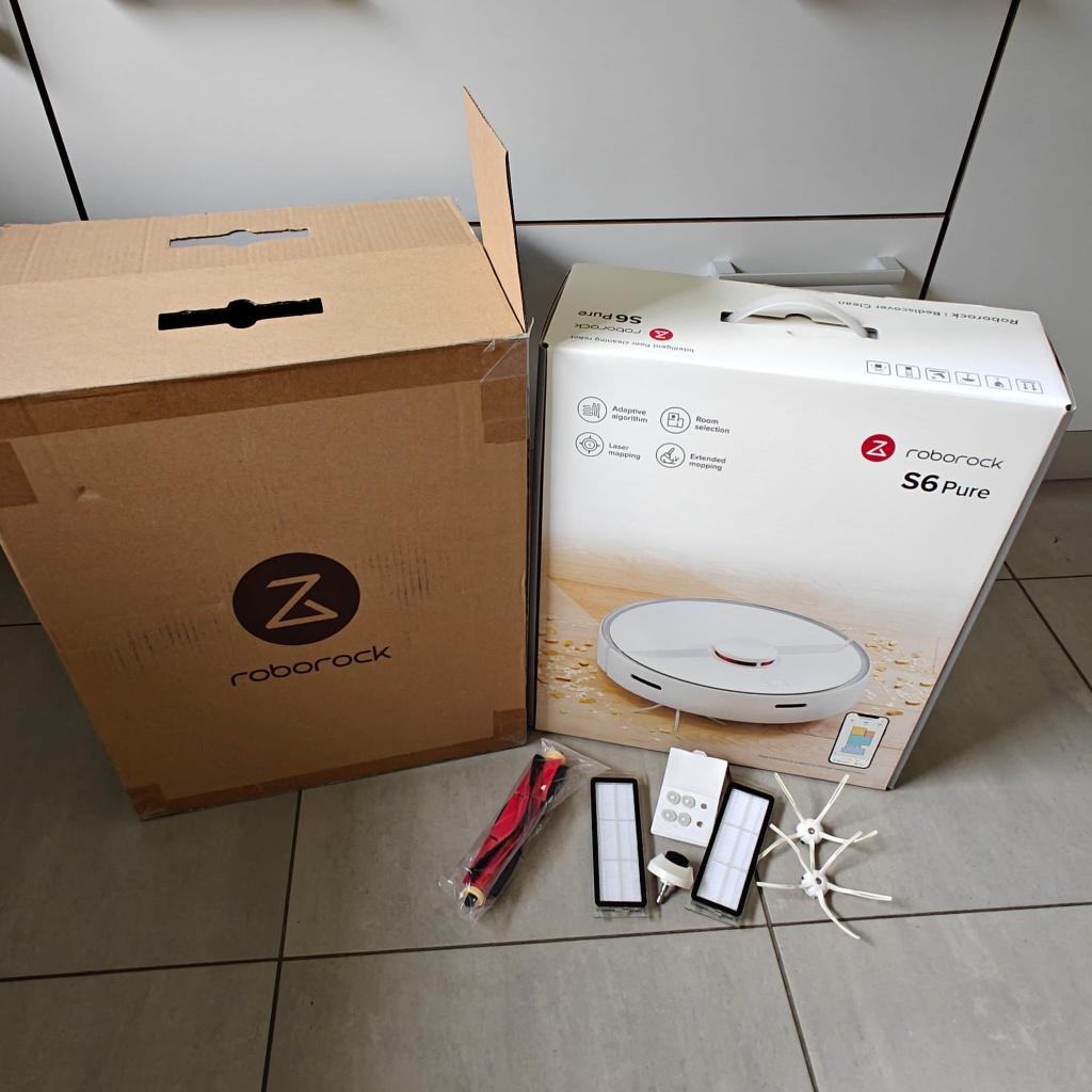 Roborock S6 Pure volledige set + reserve onderdelen, Elektronische apparatuur, Overige merken, Gebruikt, Ophalen of Verzenden