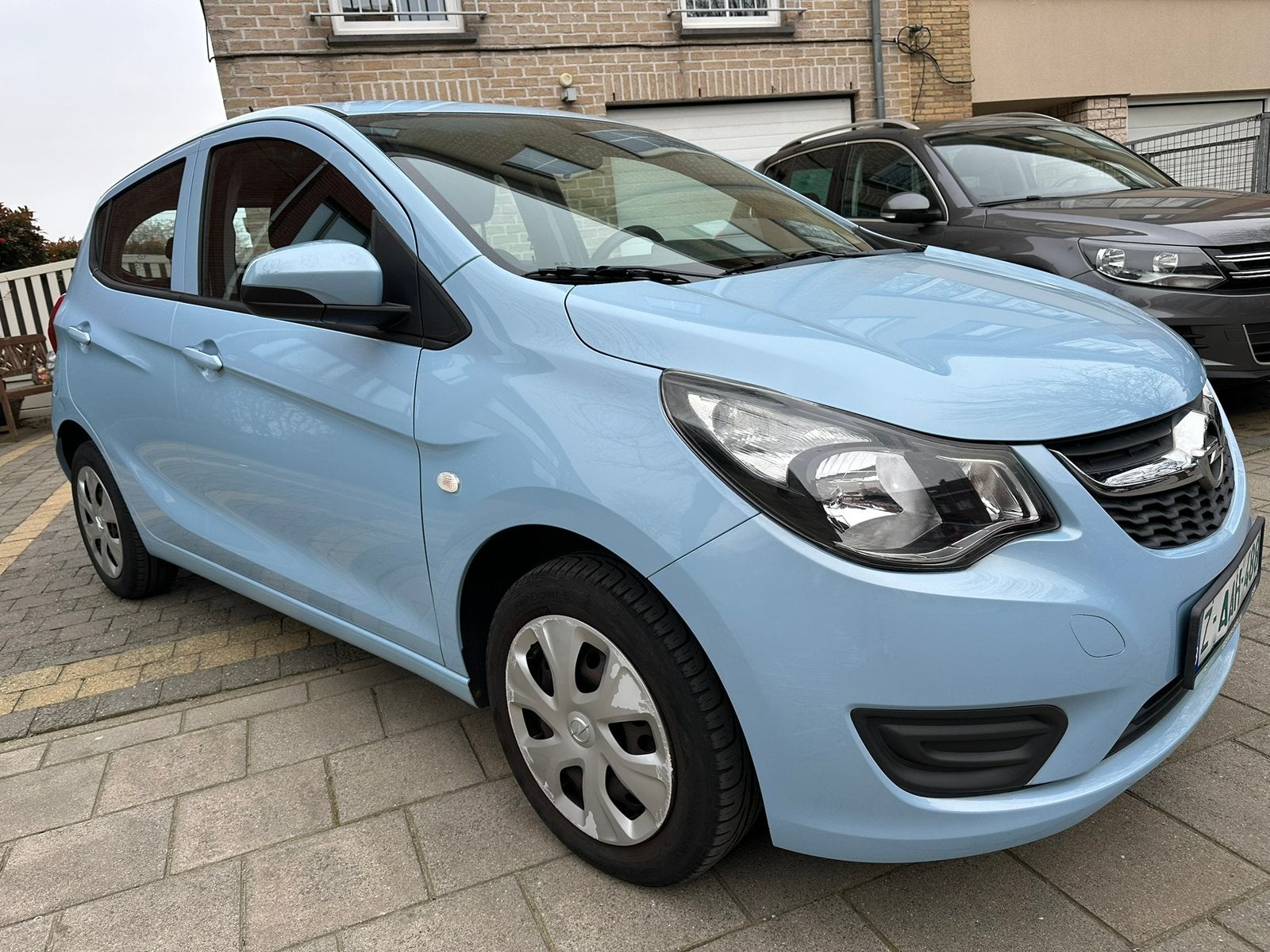 OPEL KARL 1.0 BENZINE AIRCO 55000KM 2016 6450€, Auto's, Opel, Stof, Euro 6, Blauw, Bedrijf