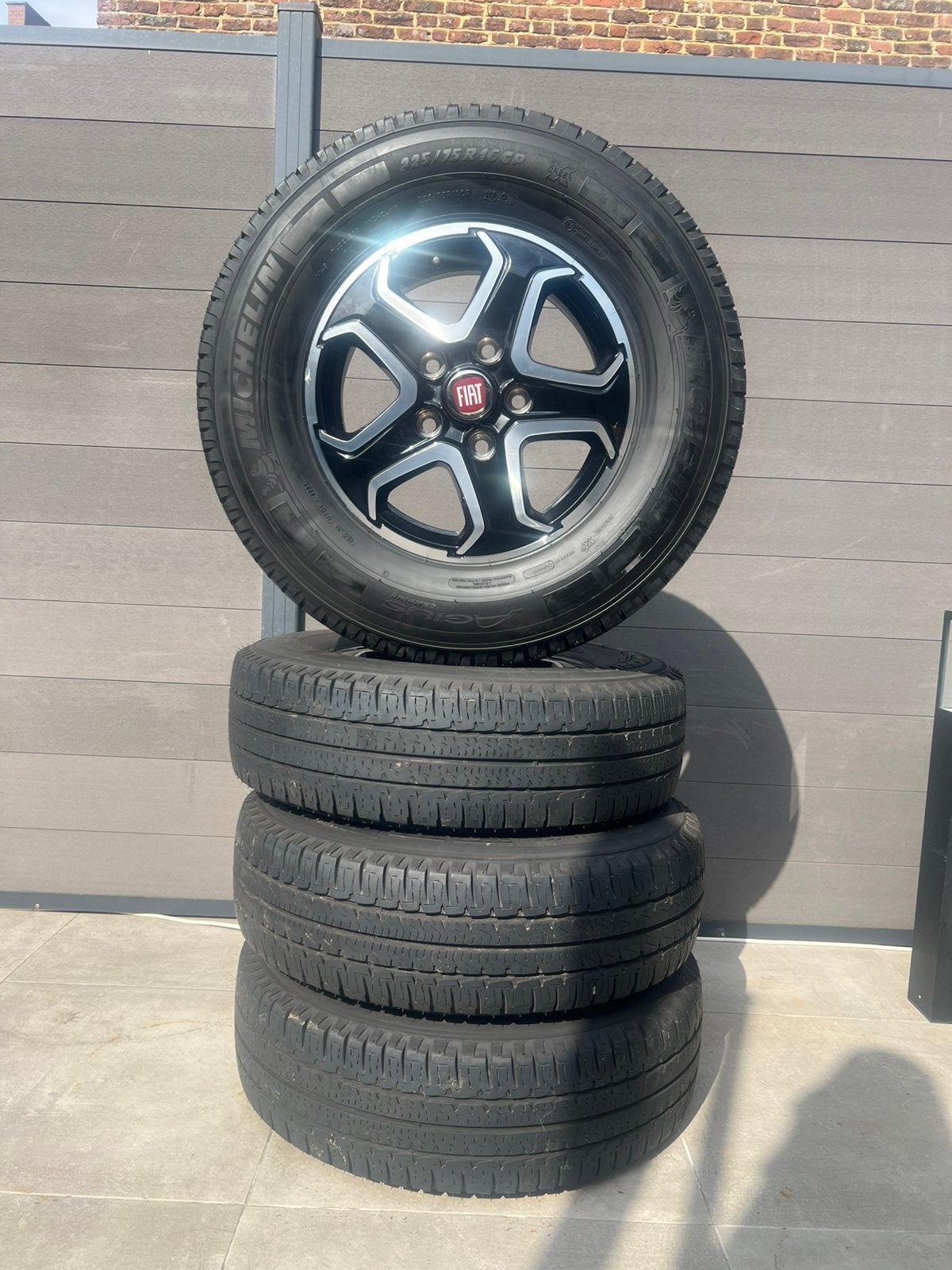 Fiat Ducato Maxi 225/75/16 5x130 velgen voor campers, Ophalen, Gebruikt, 16 inch, Banden en Velgen