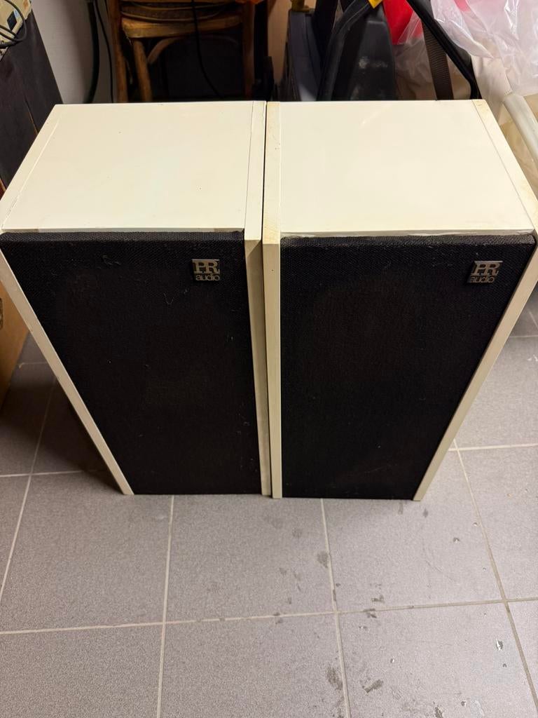2 vintage PR Audio laboratories boxen, Antiek en Kunst, Ophalen