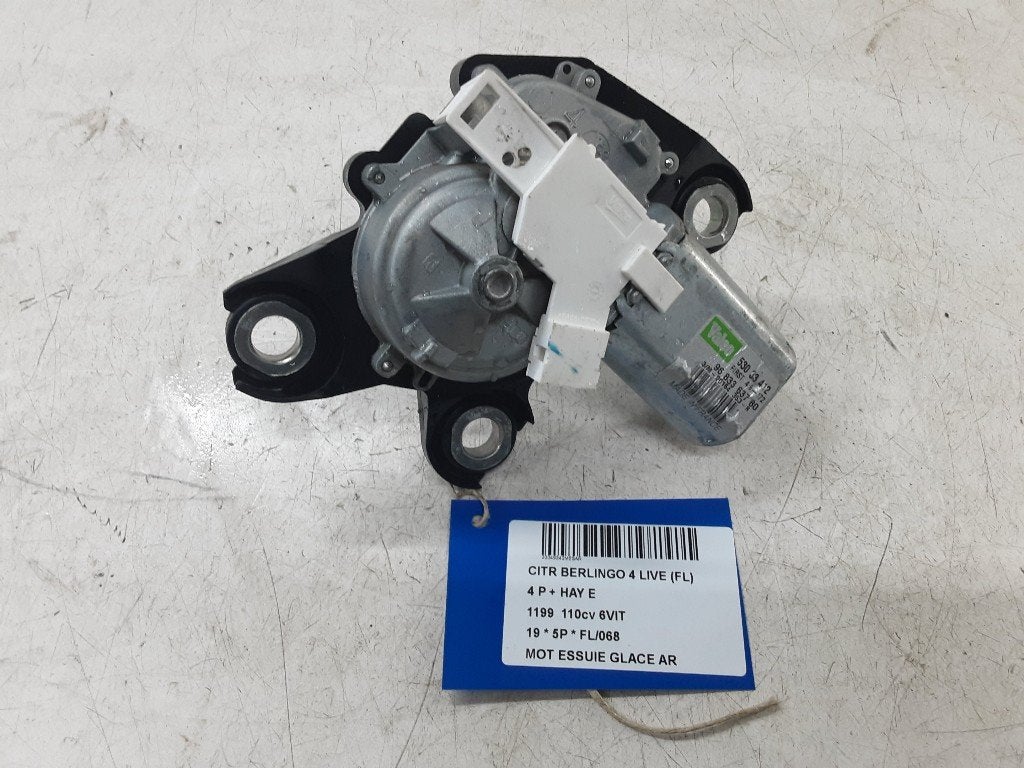 MOTEUR ESSUIE-GLACE ARRIÈRE Citroën Berlingo Multispace, Citroën, Mevr. I. Hauben, Utilisé, Rue de l'Espoir 34 34
4030  GRIVEGNÉE, BE