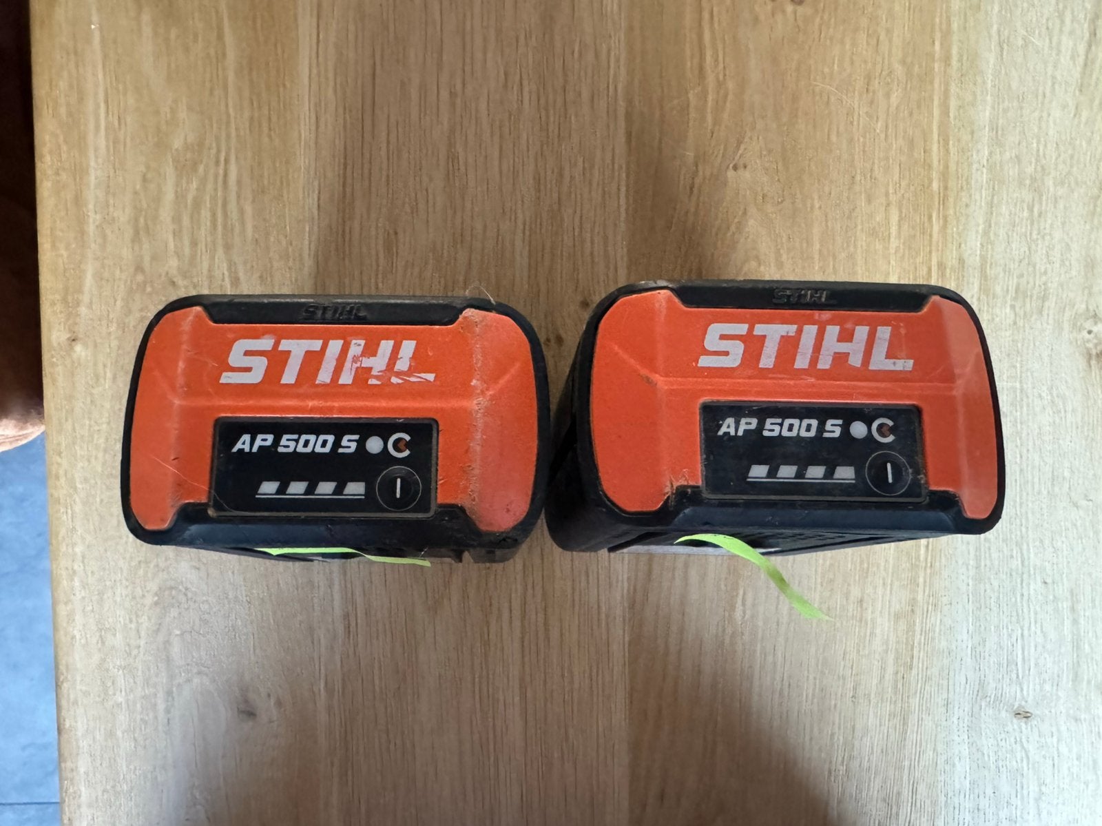 2 piles STIHL AP500S, Enlèvement, Comme neuf