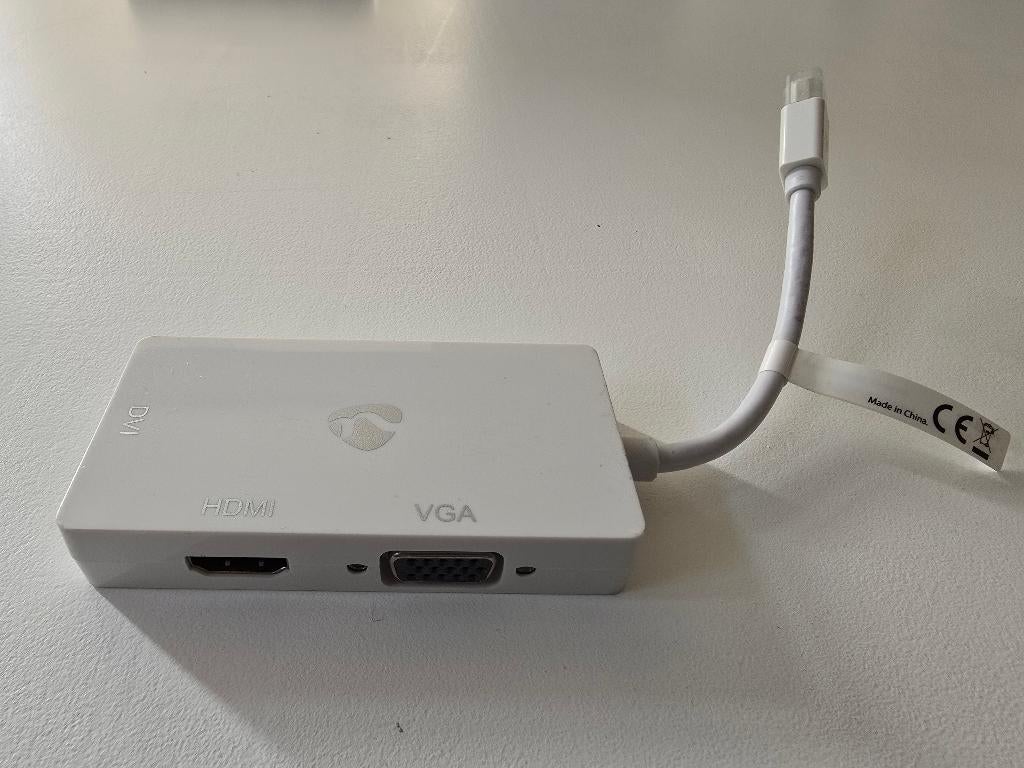 Mini DisplayPort adapter voor VGA, HDMI, DVI, Computers en Software, Ophalen, Zo goed als nieuw