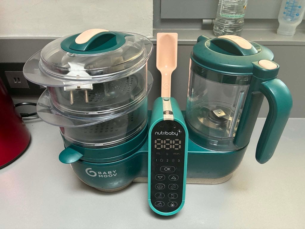 Babycook voor het bereiden van groentenpapjes, Kinderen en Baby's, Ophalen, Zo goed als nieuw, Babyvoedingmaker, Babymoov