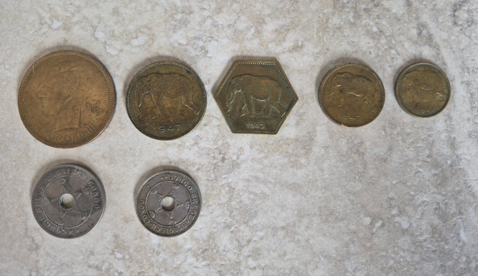 belgie congo munten, Ophalen of Verzenden, Munten