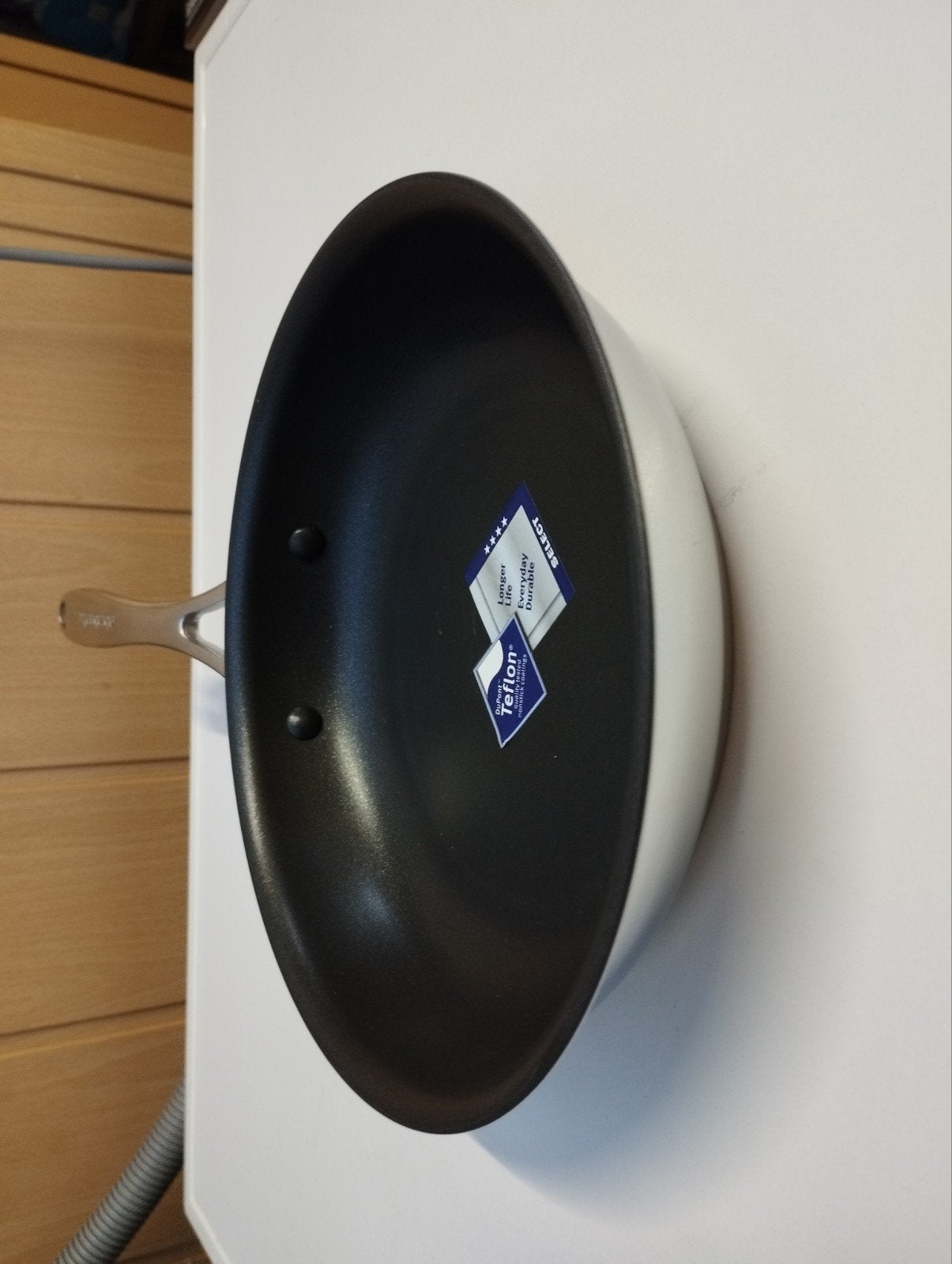 Een braadpan merk Brabantia nieuw dubbele bodem in inox kleu, Maison & Meubles, Cuisine | Casseroles & Poêles, Enlèvement, Inox