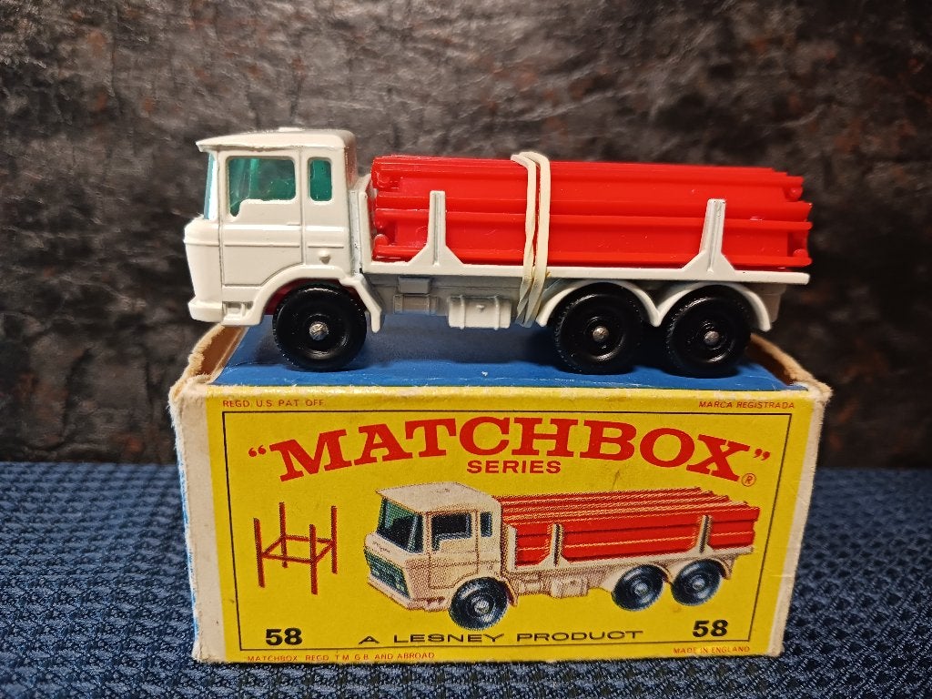 Matchbox  58 c  DAF Girder Truck, Hobby en Vrije tijd, Modelauto's | 1:87, Ophalen of Verzenden, Matchbox