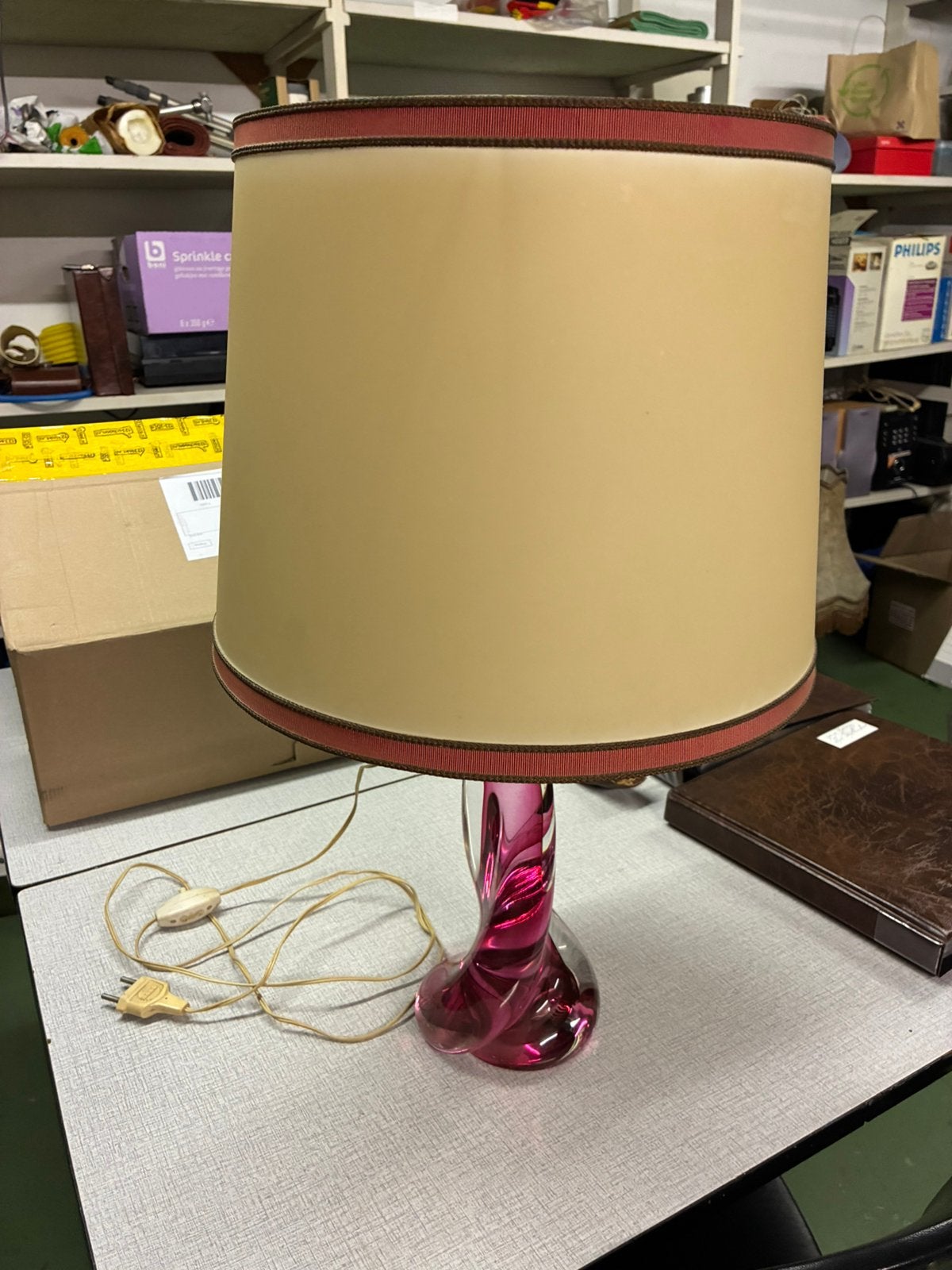 Abat-jour Lampadaire, Rose, Enlèvement, Utilisé, 55 cm