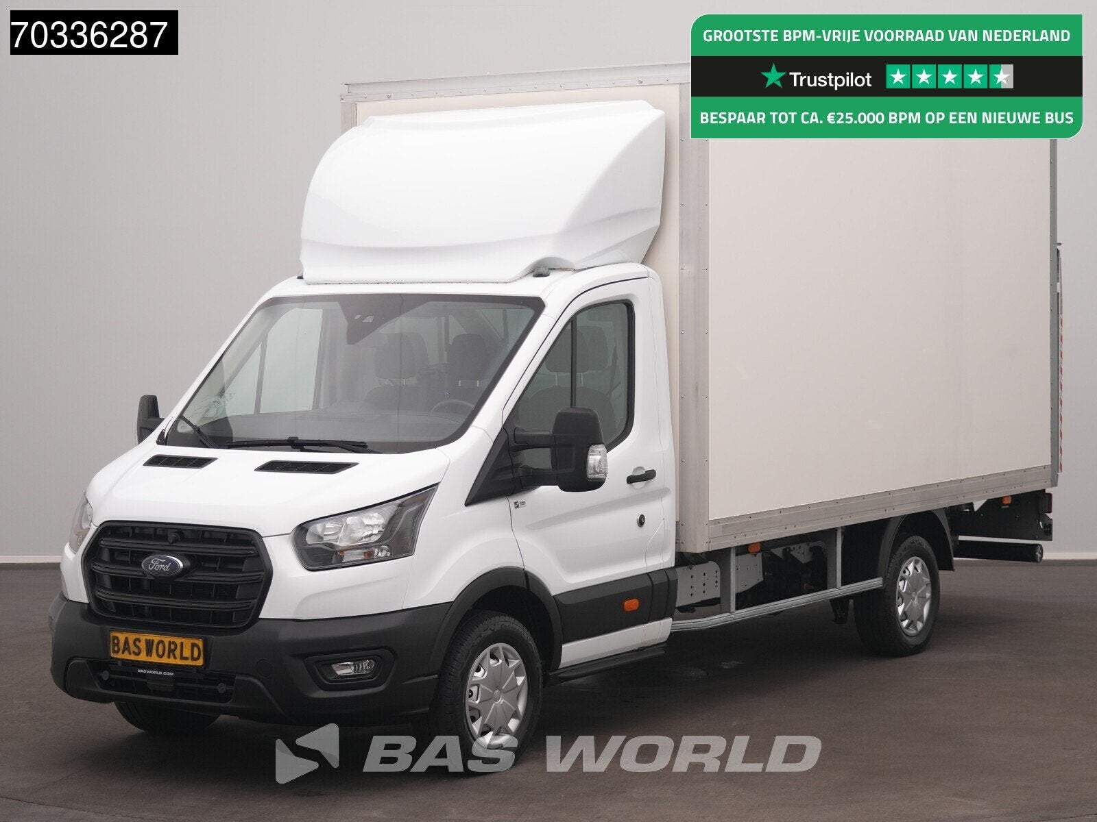Ford Transit 130pk Laadklep Bakwagen Airco Cruise Euro6 Meub, Autos, Achat, Euro 6, Entreprise, 3 places
