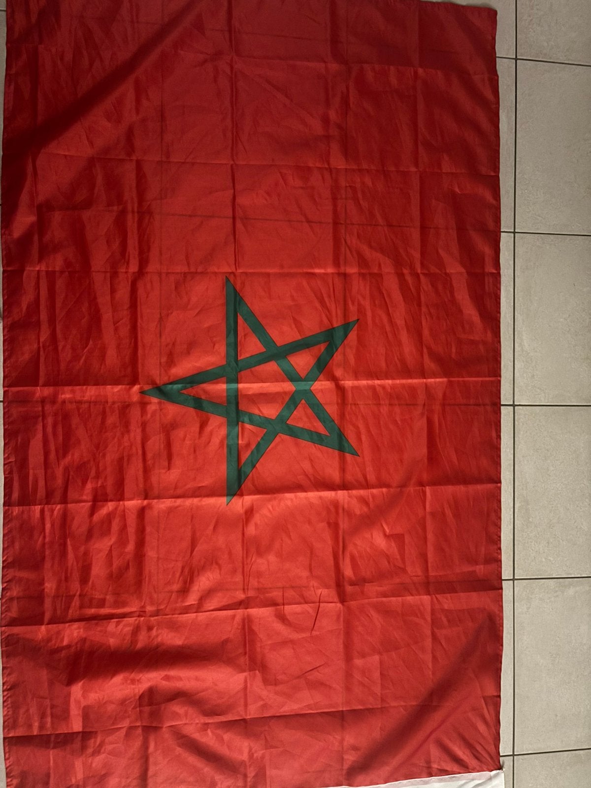 Morroco vlag, Enlèvement