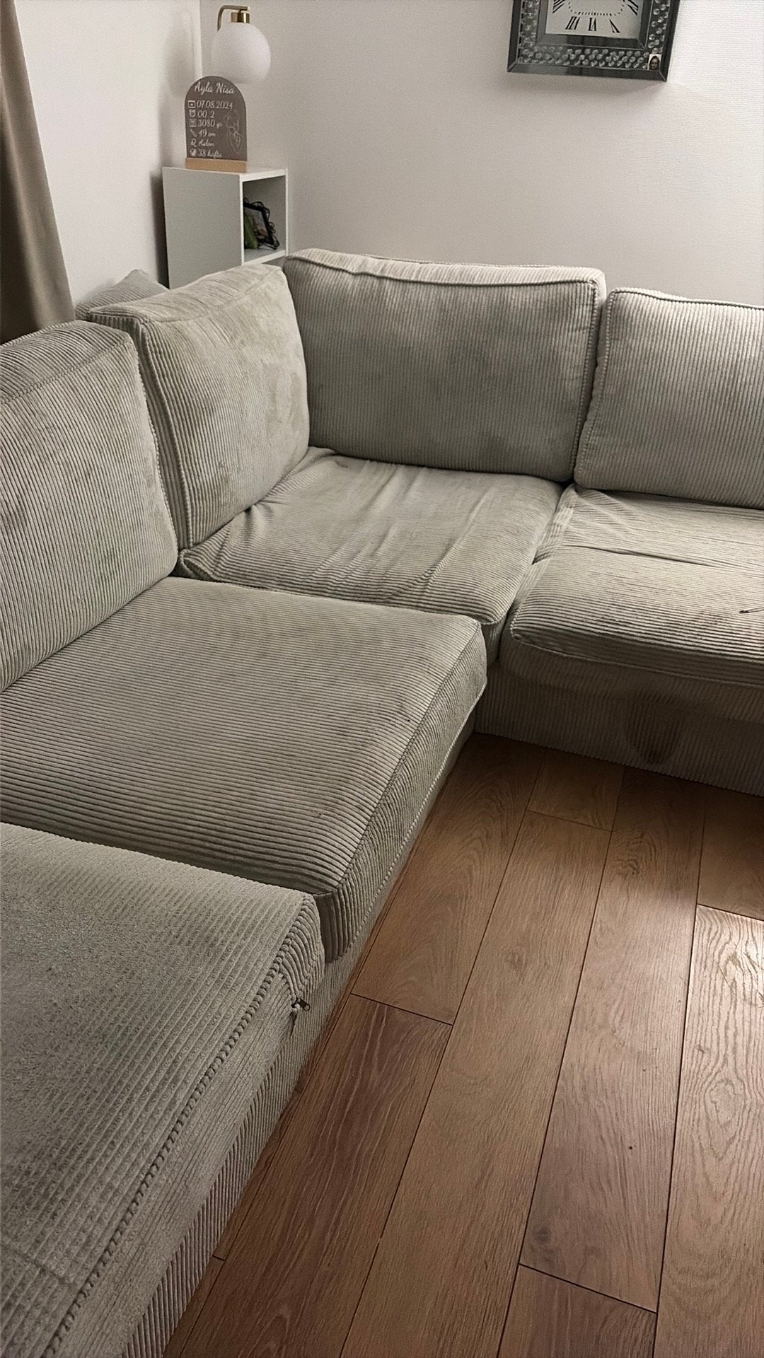 Gratis zetel, Huis en Inrichting, Ophalen, Gebruikt, Stof