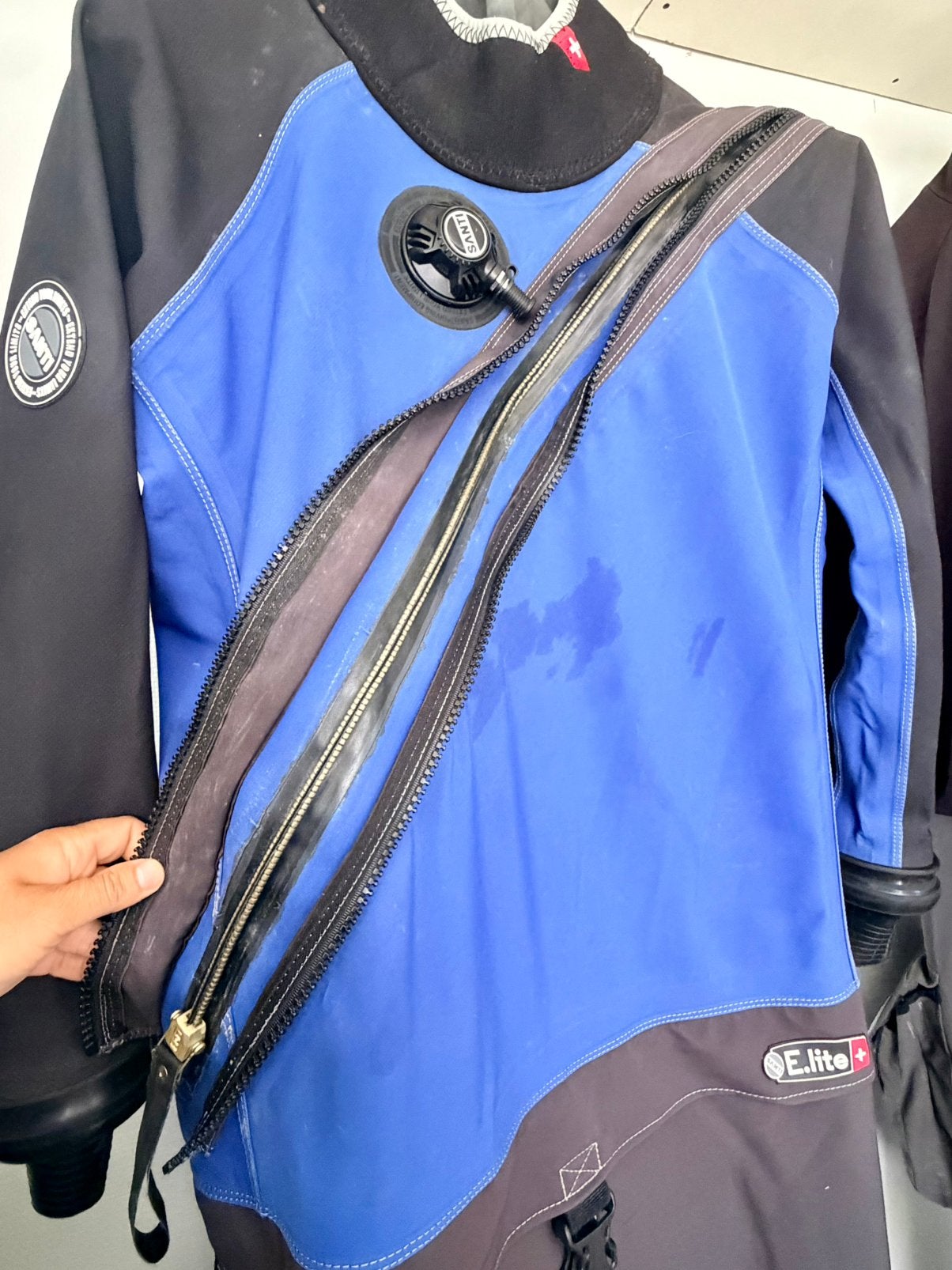 Droogpak Santi Elite+ nieuwstaat, Ophalen of Verzenden, Zo goed als nieuw, Duikpak