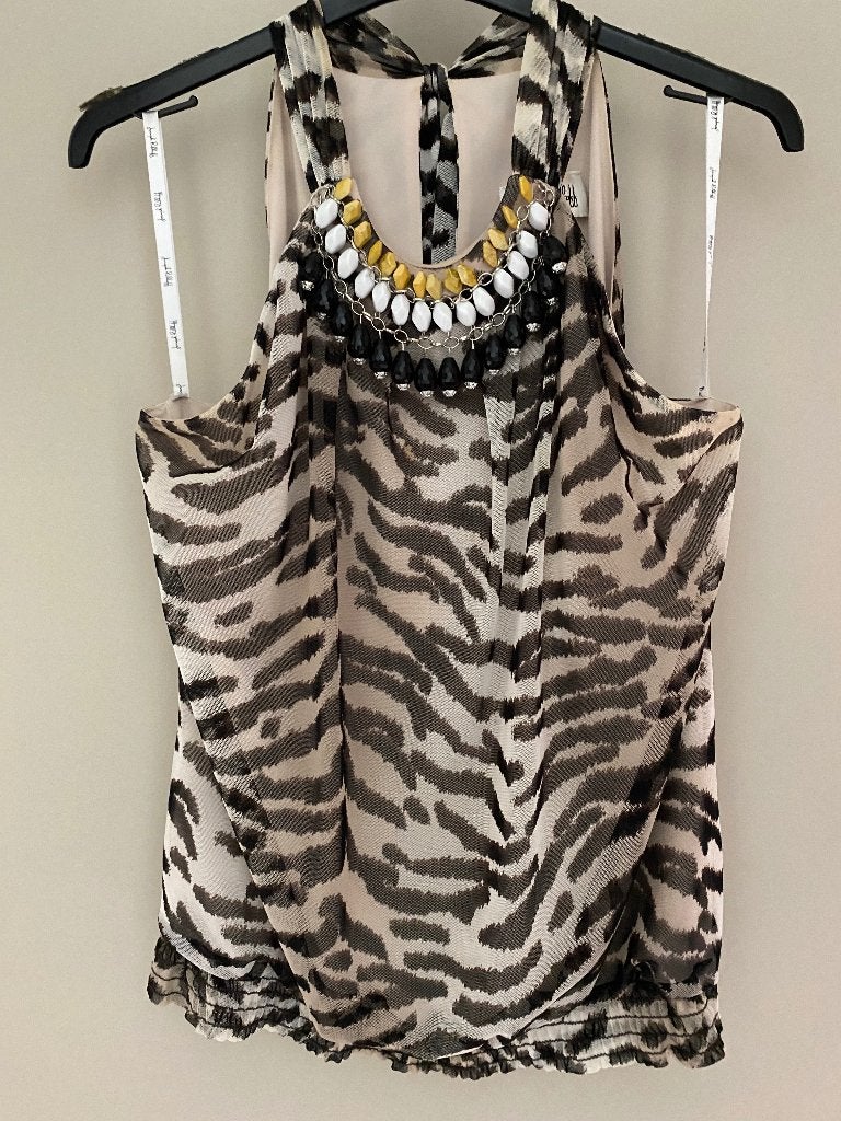 Top tijgerprint Joseph Ribkoff maat 44, Kleding | Dames, Topjes, Zwart, Maat 42/44 (L), Joseph Ribkoff, Ophalen of Verzenden