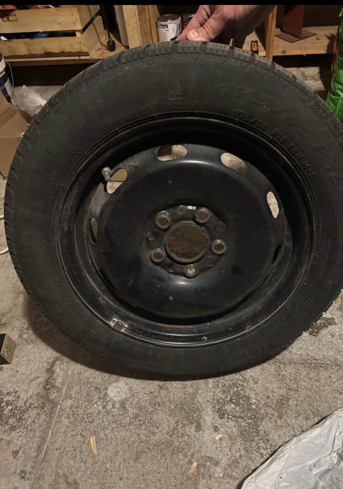 4 pneus neige 175/65 R15 88H, Enlèvement, Utilisé